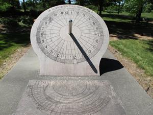 photo of actual sundial